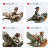 Magical Feathered Rider Model Overlays