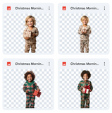 Magical Christmas Morning Model Overlays