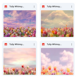 Tulip Whimsy Background Bundle