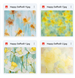 Magical Happy Daffodil Textures