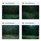 Emerald Meadow Background Bundle