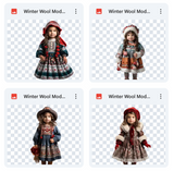 Magical Winter Wool Model Overlays