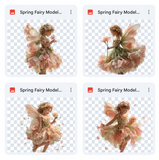 Magical Spring Fairy Model Overlays