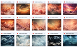 Ultimate Studio Clouds Background Bundle - Meg Bitton Productions