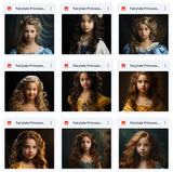 Princess Fine Art Background & Portrait Asset Pack