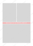 Girl Simple Announcement Template