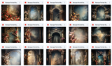 Ultimate Baroque Portrait Background Bundle - Meg Bitton Productions