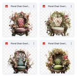 Magical Floral Chair Overlays