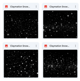 Magical Claymation Snow Overlays