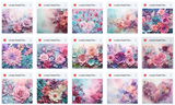 Ultimate Lovely Pastel Floral Texture Bundle