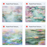 Magical Pastel Pond Textures