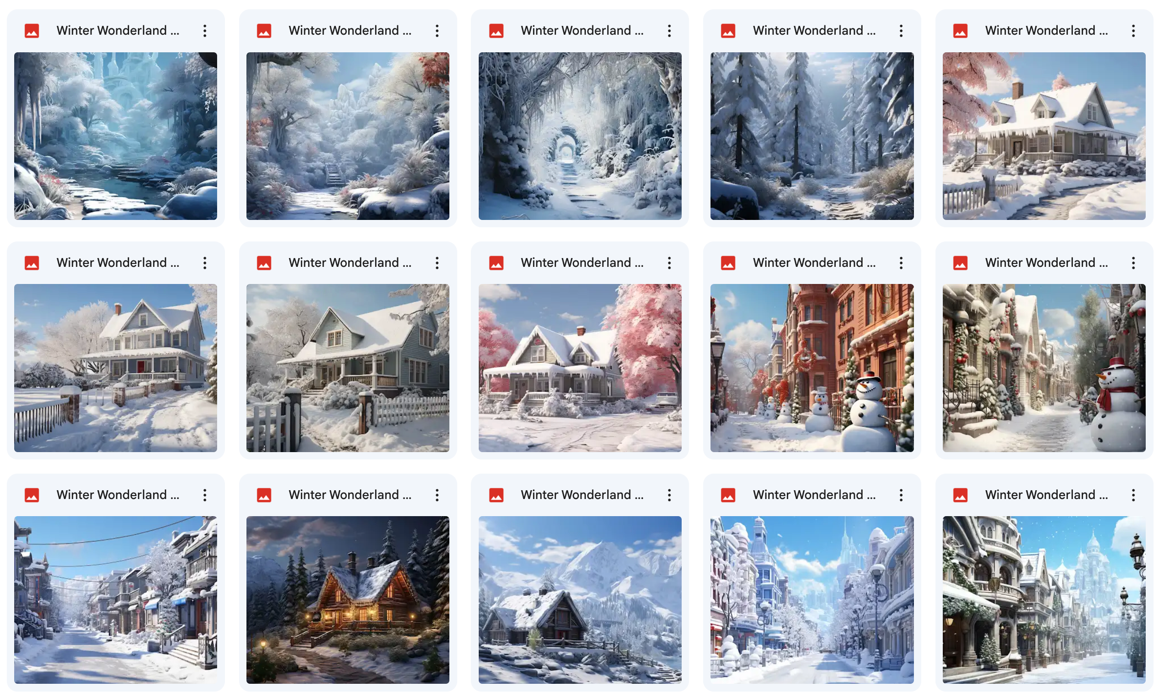 Wonderful Winter Wonderland Asset Pack - Meg Bitton Productions