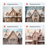 Magical Gingerbread Dreams Textures