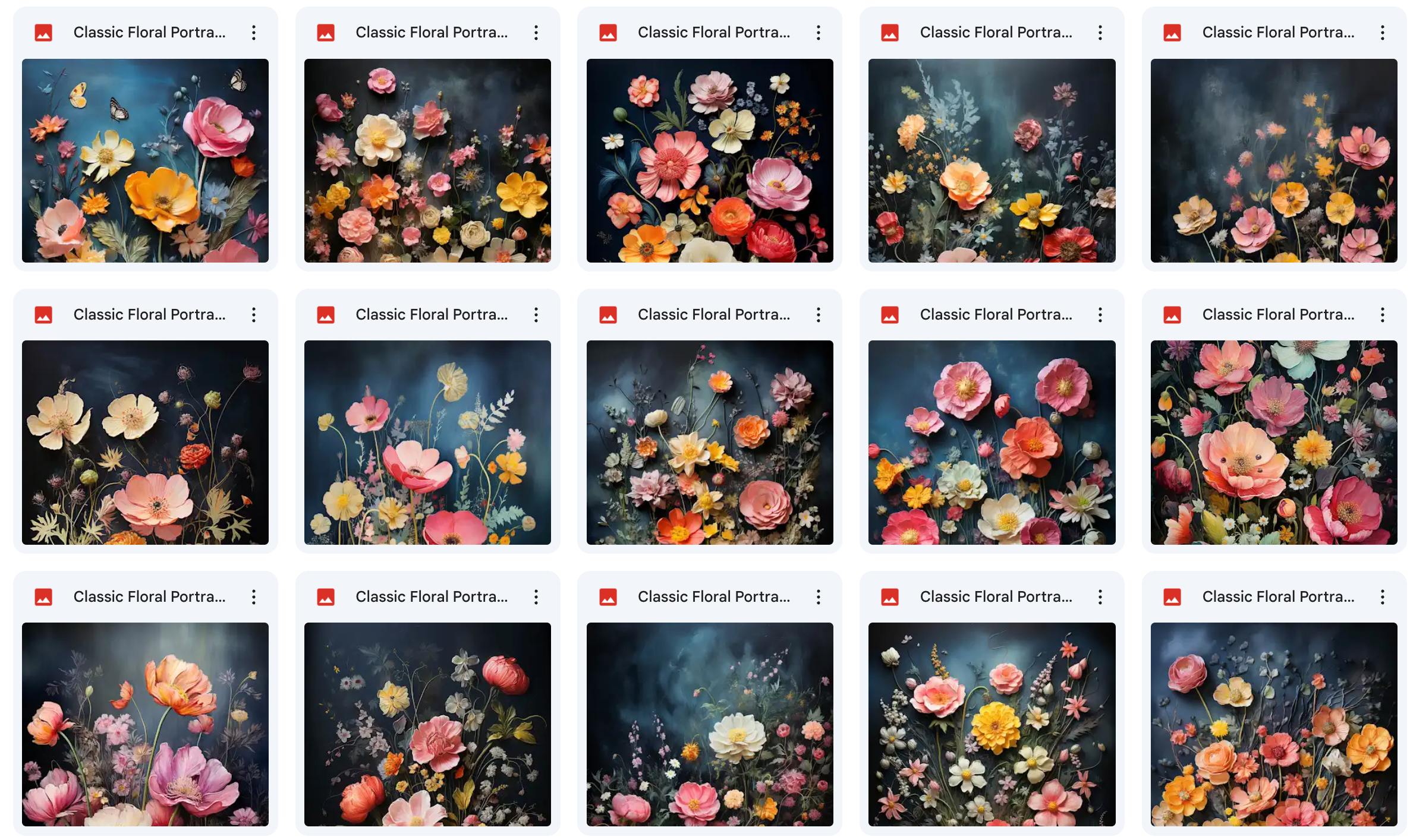 Ultimate Classic Floral Portrait Background Bundle - Meg Bitton Productions