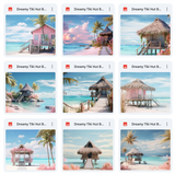 Ultimate Dreamy Tiki Hut Background Bundle