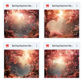 Spring Equinox Background Bundle