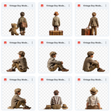 Ultimate Vintage Boy Model Overlays Bundle