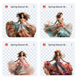 Magical Spring Dancer Model Overlays