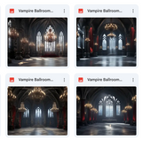 Vampire Ballroom Background Bundle