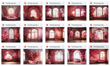 Ultimate Pink Baroque Room Background Bundle