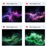 Magical Witch Magic Overlays