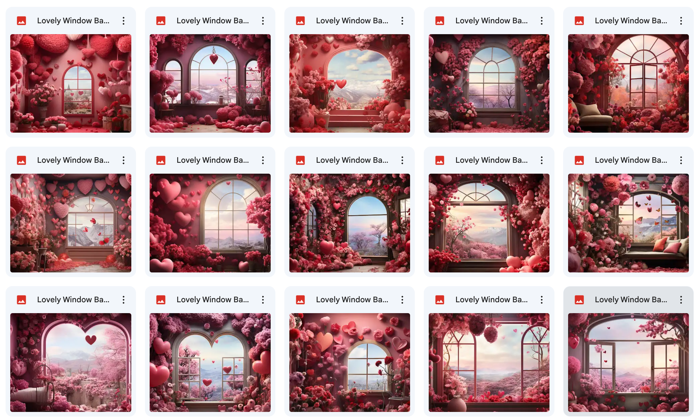 Ultimate Lovely Window Background Bundle - Meg Bitton Productions