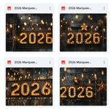 2026 Marquee Background Bundle