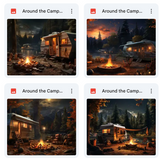 Around the Campfire Background Bundle