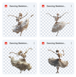 Magical Dancing Skeletons Overlays