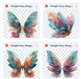 Magical Twilight Fairy Wing Overlays