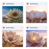 Book Flower Background Bundle