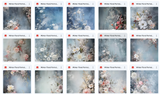 Ultimate Winter Floral Portrait Background Bundle - Meg Bitton Productions