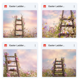 Easter Ladder Background Bundle