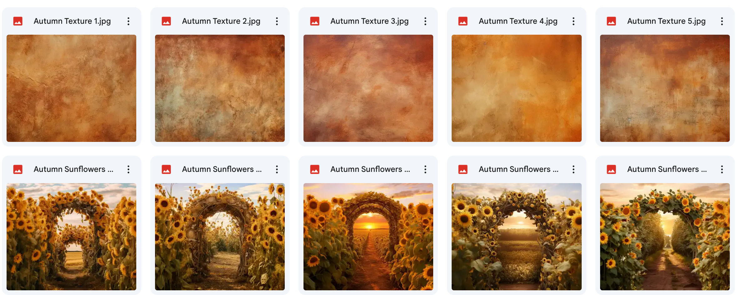 Autumn Sunflowers Bundle - Meg Bitton Productions