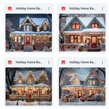 Holiday Home Background Bundle