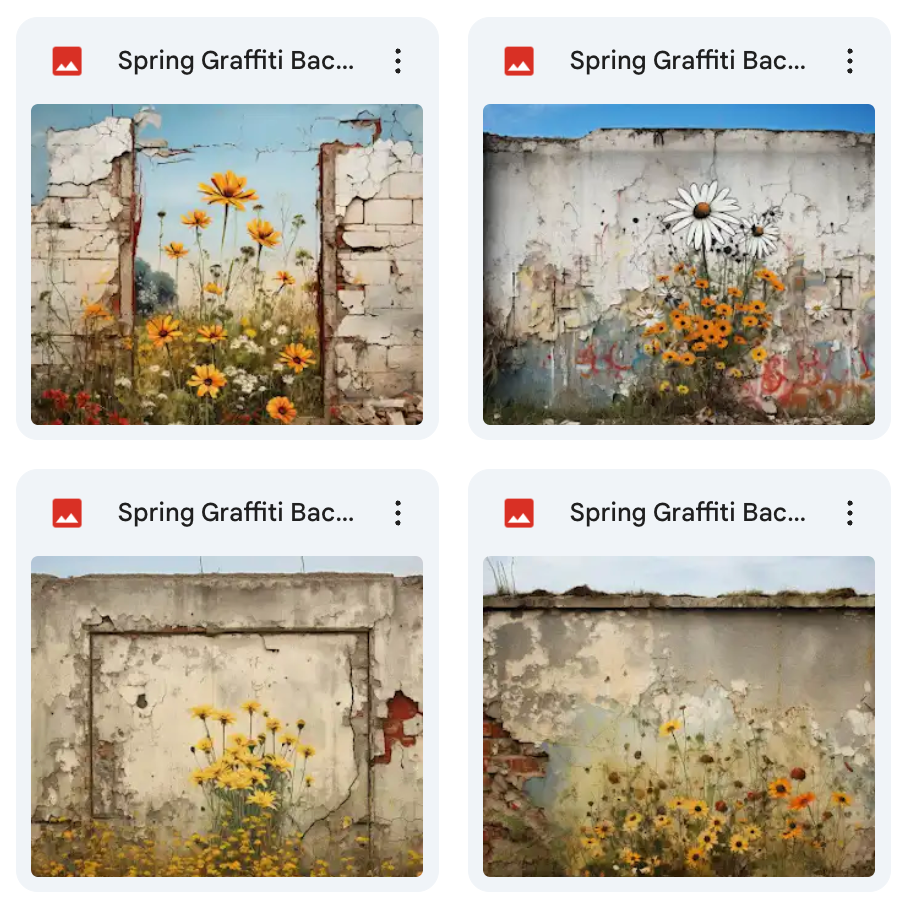 Spring Graffiti Background Bundle – Meg Bitton Productions