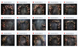 Ultimate Romantic Gothic Arches Background Bundle - Meg Bitton Productions