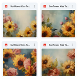 Magical Sunflower Kiss Textures