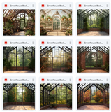 Greenhouse Background & Overlays Asset Pack