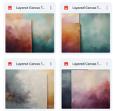 Magical Layered Canvas Textures