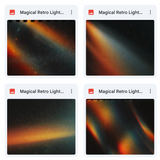 Magical Retro Light Leak Overlays