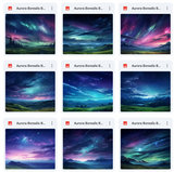 Ultimate Aurora Borealis Background Bundle