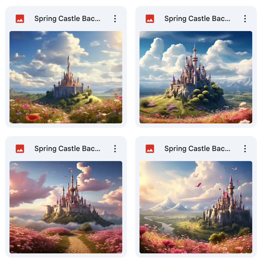 Spring Castle View Computer Background Spring Castle Background Bundle – Meg Bitton Productions