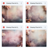 Dreamy Fine Art Studio Background Bundle