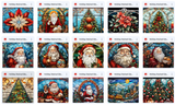 Ultimate Holiday Stained Glass Texture Bundle - Meg Bitton Productions