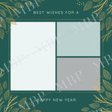 Square Holiday Card Template