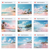 Ultimate Pastel Paradise Background Bundle