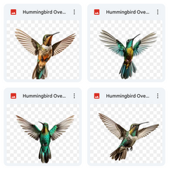 Magical Hummingbird Overlays