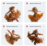 Magical Autumn Dancer Model Overlays