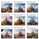 Ultimate Fairytale Castle Background Bundle